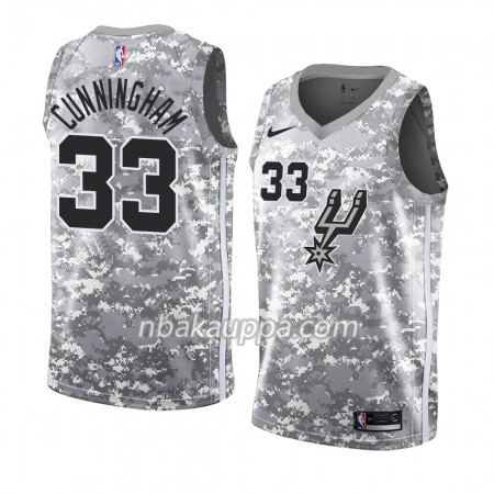 San Antonio Spurs Dante Cunningham 33 2018-19 Nike Harmaa Pelipaidat Swingman - Miesten